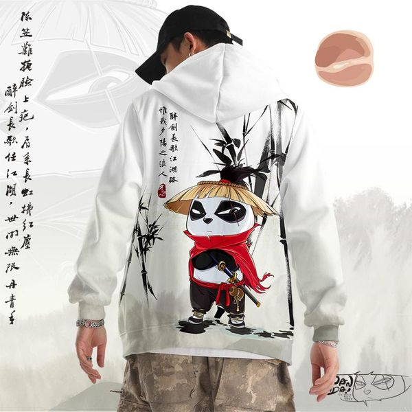 men's hoodies & sweatshirts samurai panda printed couple women men zipper harajuku male streetwear fashion casual sweatshirt oversize 6, Black
men's hoodies & sweatshirts samurai panda printed couple women men zipper harajuku male streetwear fashion casual sweatshirt oversize 6, Black