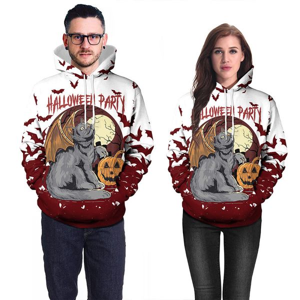 halloween animal special hooded long-sleeved women's long sweater loose, comfortable and soft, Black
halloween animal special hooded long-sleeved women's long sweater loose, comfortable and soft, Black