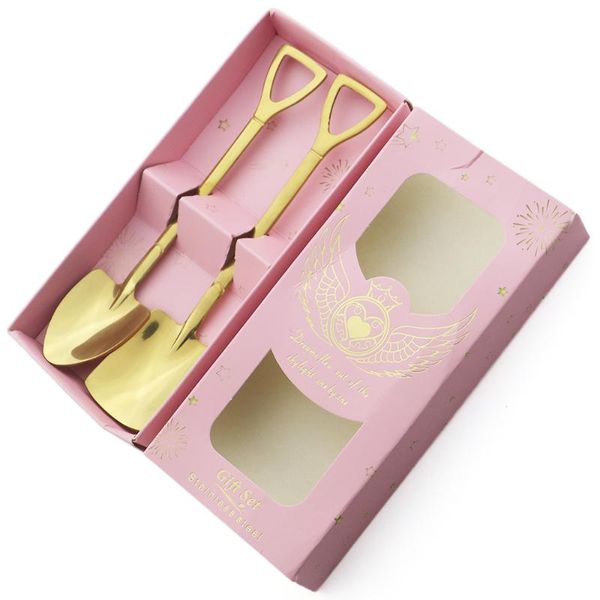 dinnerware sets gold stainless steel shovel spoon set creative teaspoon dessert cutlery ice cream stirring tool with gift box
dinnerware sets gold stainless steel shovel spoon set creative teaspoon dessert cutlery ice cream stirring tool with gift box
