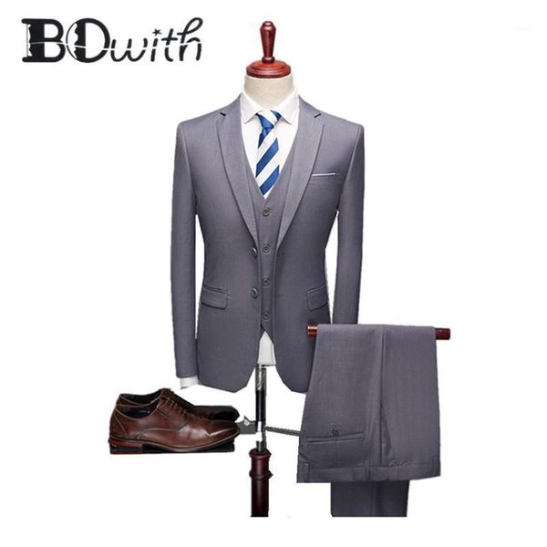 men's suits & blazers est grey men suit custom made notched collar two buttons slim fit three pieces jacket for wedding tuxedos formal, White;black
men's suits & blazers est grey men suit custom made notched collar two buttons slim fit three pieces jacket for wedding tuxedos formal, White;black