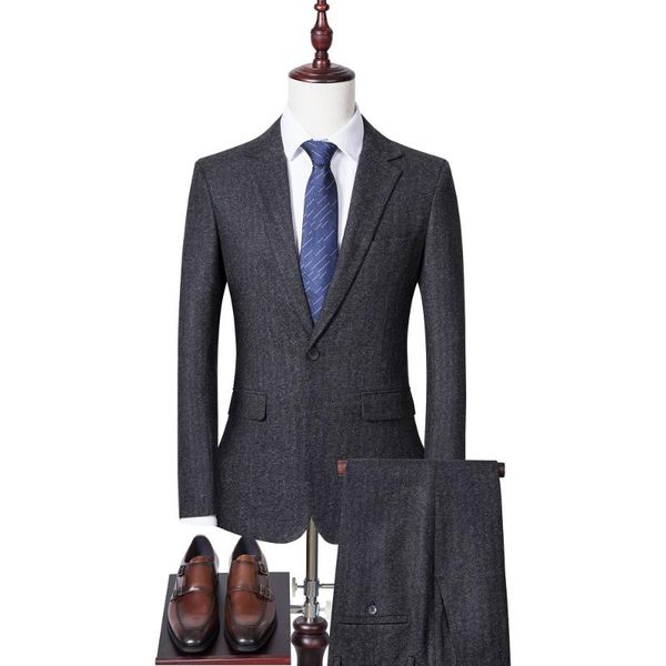 men's suits & blazers fashion korean version of solid color slim dress/groom wedding dress suit 2021 business casual 2 piece, White;black
men's suits & blazers fashion korean version of solid color slim dress/groom wedding dress suit 2021 business casual 2 piece, White;black