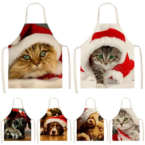 aprons red hat cat dog pattern kitchen sleeveless for woman cotton linen bibs * household cleaning pinafore home cooking
aprons red hat cat dog pattern kitchen sleeveless for woman cotton linen bibs * household cleaning pinafore home cooking