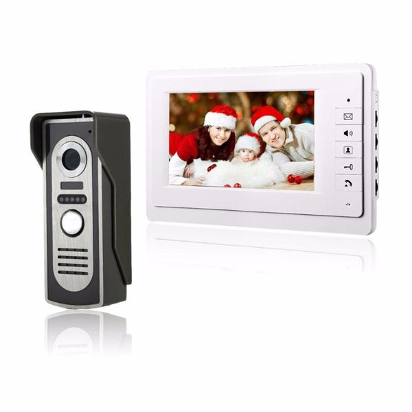7" color video door phone intercom doorphone ir night vision camera doorbell kit for apartment phones
7" color video door phone intercom doorphone ir night vision camera doorbell kit for apartment phones