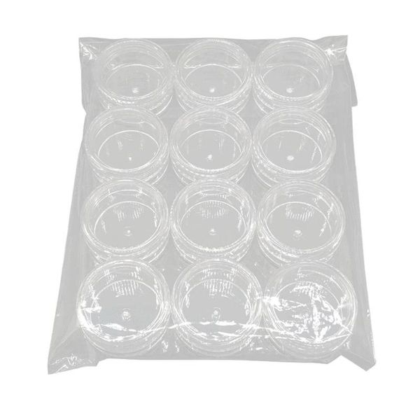 3/5g 12pcs clear plastic empty cosmetic jars cream sample makeup storage container box travel refillable bottle bottles &
3/5g 12pcs clear plastic empty cosmetic jars cream sample makeup storage container box travel refillable bottle bottles &