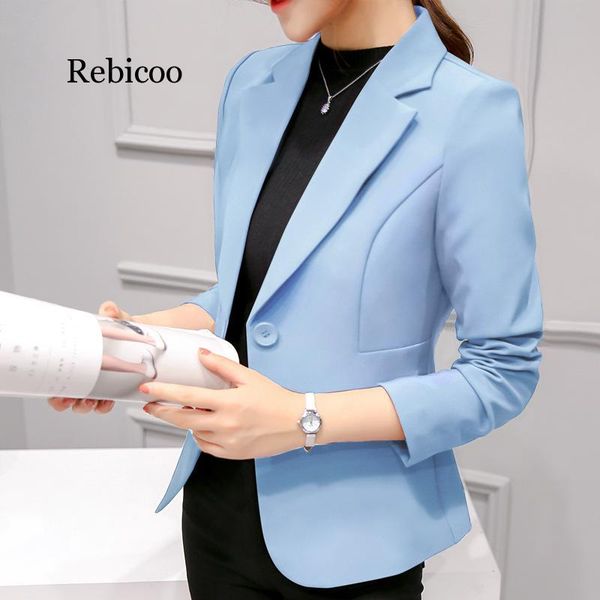 elegant business lady jacket 2021 women full sleeve work blazer female casual coat six color available women's suits & blazers, White;black
elegant business lady jacket 2021 women full sleeve work blazer female casual coat six color available women's suits & blazers, White;black