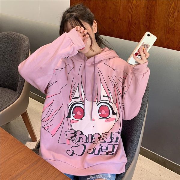 women's hoodies & sweatshirts zogaa women winter fashion kawaii sweatshirt anime long sleeve loose print plus velvet warm pullover wom, Black
women's hoodies & sweatshirts zogaa women winter fashion kawaii sweatshirt anime long sleeve loose print plus velvet warm pullover wom, Black