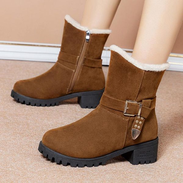 boots winter suede women's ankle fashion plush warm platform short outdoor leisure snow party shoes yh35, Black
boots winter suede women's ankle fashion plush warm platform short outdoor leisure snow party shoes yh35, Black