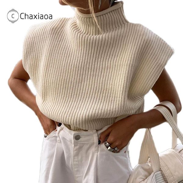 women's sweaters chaxiaoa autumn and winter solid color wool sweater temperament turtleneck sleeveless vest women korean x372, White;black
women's sweaters chaxiaoa autumn and winter solid color wool sweater temperament turtleneck sleeveless vest women korean x372, White;black