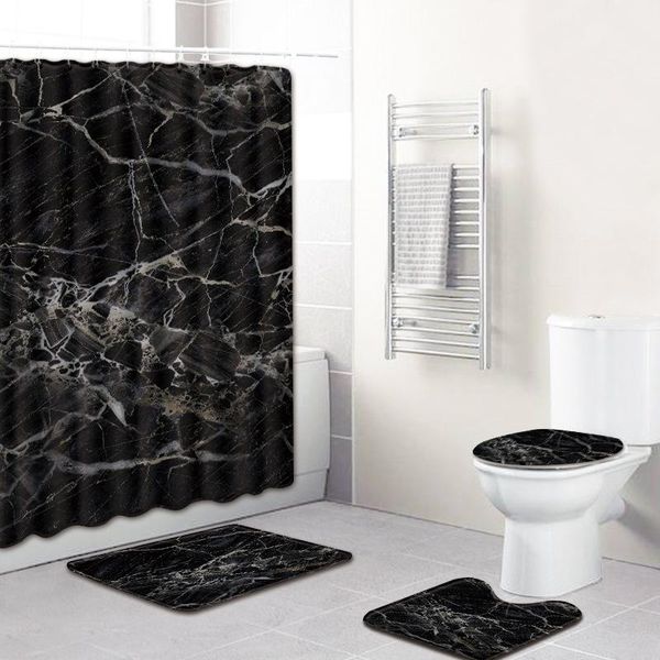 shower curtains black and white marble pattern curtain/bath maoilet pad set anti-slip toilet carpet flannel bath mat 4 pcs christmas
shower curtains black and white marble pattern curtain/bath maoilet pad set anti-slip toilet carpet flannel bath mat 4 pcs christmas