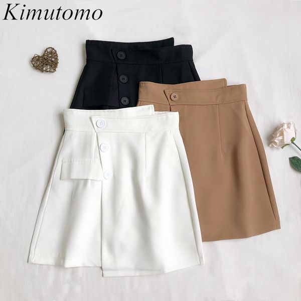kimutomo summer solid skirt female korean fashion girls high waist irregular all matching a-line mini skirt casual 210521, Black
kimutomo summer solid skirt female korean fashion girls high waist irregular all matching a-line mini skirt casual 210521, Black