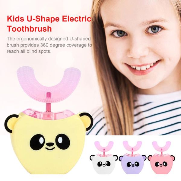 smart electric toothbrush kids u-shape 360 degrees oral cleaner with automatic timer cold light whitenings for 3-7-year-old
smart electric toothbrush kids u-shape 360 degrees oral cleaner with automatic timer cold light whitenings for 3-7-year-old