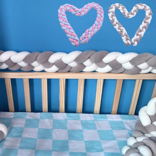 meters bed soft bumper infants protector weaving knot plush pad cushions baby crib bedding sets
meters bed soft bumper infants protector weaving knot plush pad cushions baby crib bedding sets