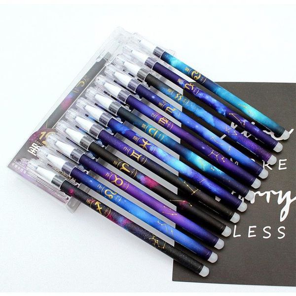 gel pens 12 pcs/set constellation erasable 0.5mm gel-ink black/blue refills ballpoint stationery school writing office supplies
gel pens 12 pcs/set constellation erasable 0.5mm gel-ink black/blue refills ballpoint stationery school writing office supplies