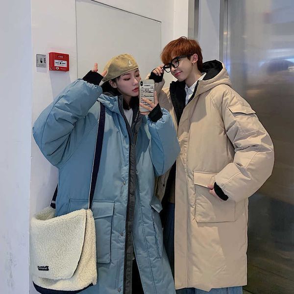winter men's mid-length cotton coat high-quality thick couple cotton clothes classic trend fashion casual couple jacket 210531, Black
winter men's mid-length cotton coat high-quality thick couple cotton clothes classic trend fashion casual couple jacket 210531, Black