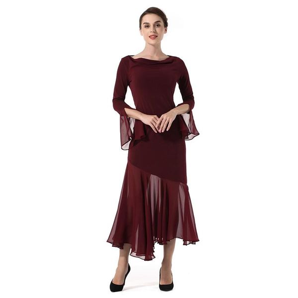 casual dresses ysmile y european style women solid dress splice chiffon long asymmetrical holiday party wine red fashion clothes, Black;gray
casual dresses ysmile y european style women solid dress splice chiffon long asymmetrical holiday party wine red fashion clothes, Black;gray