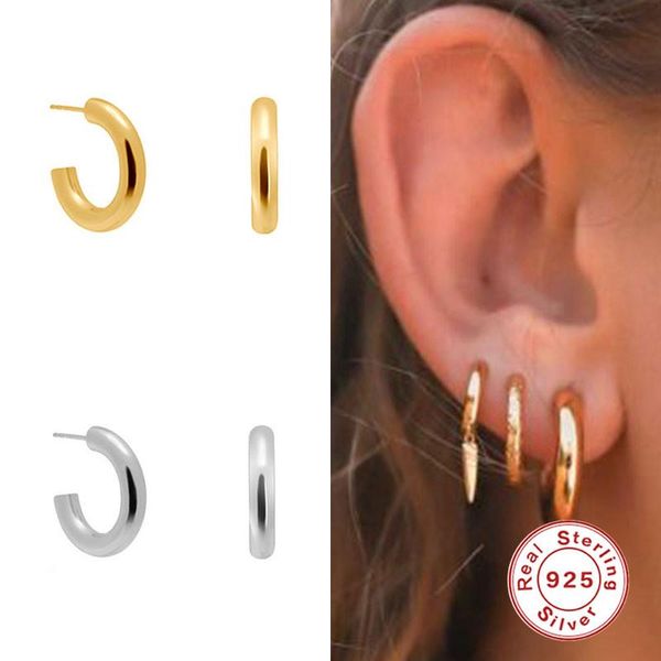 sterling silver stud earrings for women plata de ley gold metal fine jewelry piercing pendientes aretes w5, Golden;silver
sterling silver stud earrings for women plata de ley gold metal fine jewelry piercing pendientes aretes w5, Golden;silver