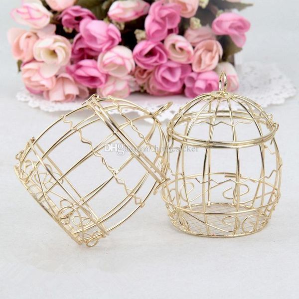party favor gold wedding box european romantic wrought iron birdcage candy tin for favors
party favor gold wedding box european romantic wrought iron birdcage candy tin for favors