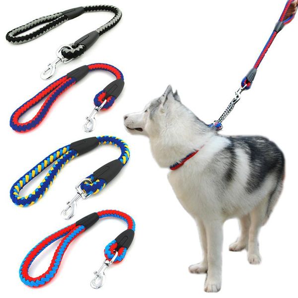 durable large dog leash training running rope medium big collar leashes strong lead for labrador rottweiler collars &
durable large dog leash training running rope medium big collar leashes strong lead for labrador rottweiler collars &