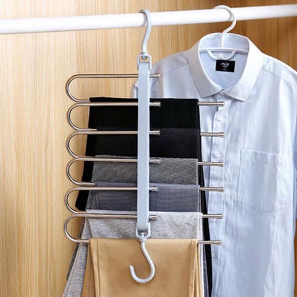 hangers & racks 5-in-1hanger multifunctional portable stainless steel hanger for clothes storage
hangers & racks 5-in-1hanger multifunctional portable stainless steel hanger for clothes storage