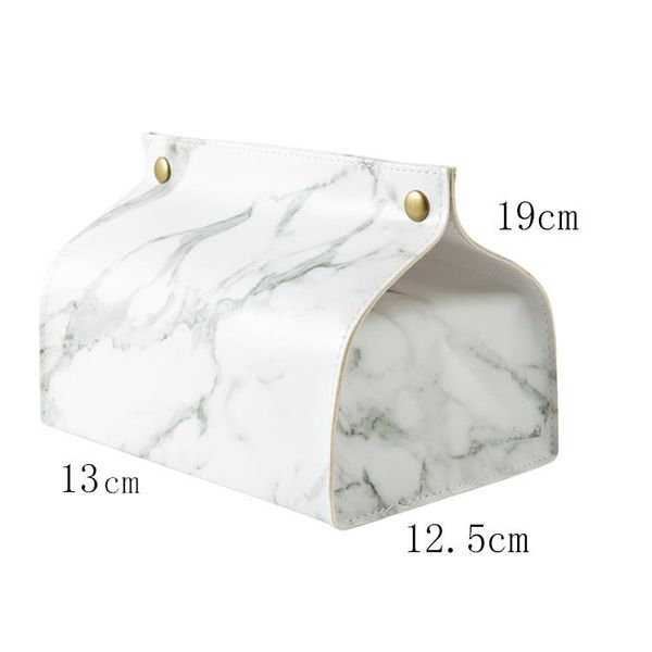 tissue boxes & napkins box pu leather holder waterproof napkin bag soft container office home decoration marble 19*12*13cm
tissue boxes & napkins box pu leather holder waterproof napkin bag soft container office home decoration marble 19*12*13cm
