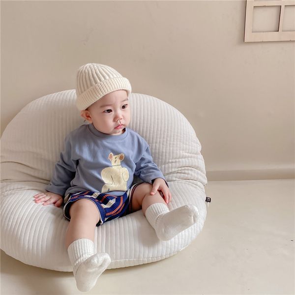 2021 spring new infant newborn baby girls boys bear clothes sets long sleeve t shirt + stripe shorts 2pcs baby girl outfits, White;black
2021 spring new infant newborn baby girls boys bear clothes sets long sleeve t shirt + stripe shorts 2pcs baby girl outfits, White;black