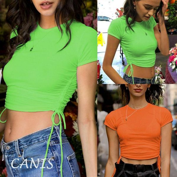 women's blouses & shirts style ladies loose pullover short sleeve solid pure color cotton blouse bandage crops fashion, White
women's blouses & shirts style ladies loose pullover short sleeve solid pure color cotton blouse bandage crops fashion, White