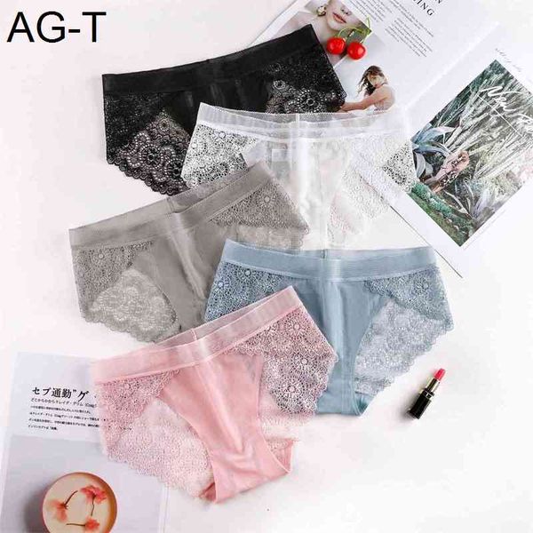 lace women's underwear french traceless ultra thin mesh hollow ice girl cotton crotch middle low waist briefs, Black;pink
lace women's underwear french traceless ultra thin mesh hollow ice girl cotton crotch middle low waist briefs, Black;pink