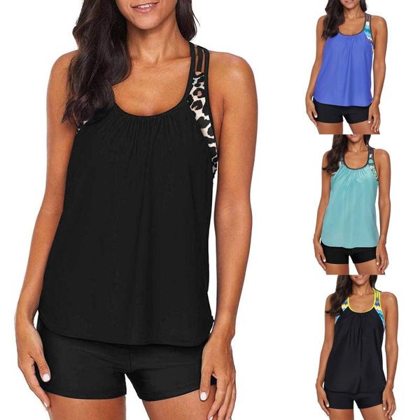 women's swimwear womens swimsuit set blouson striped printed strappy t-back push up tankini with shorts fashion ladies beachwear, White;black
women's swimwear womens swimsuit set blouson striped printed strappy t-back push up tankini with shorts fashion ladies beachwear, White;black