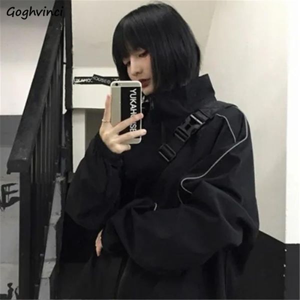 women's jackets reflective jacket women autumn casual all-match black chaquetas para mujer clothing classic vintage outwear fashion kor, Black;brown
women's jackets reflective jacket women autumn casual all-match black chaquetas para mujer clothing classic vintage outwear fashion kor, Black;brown