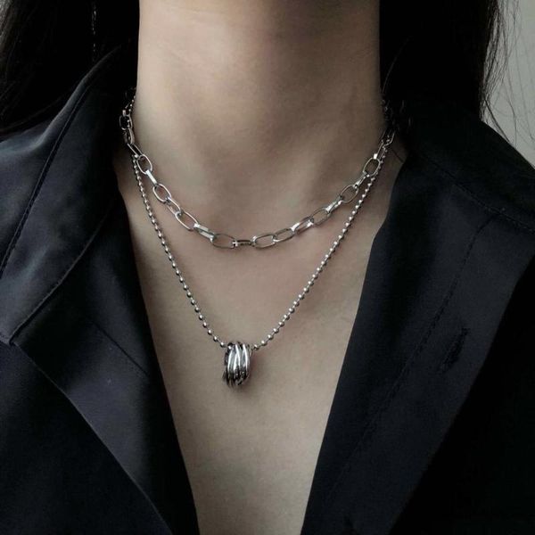 fashion 2021 women doublelayer metal silver color chain necklace for cross pendant jewelry choker chokers, Golden;silver
fashion 2021 women doublelayer metal silver color chain necklace for cross pendant jewelry choker chokers, Golden;silver