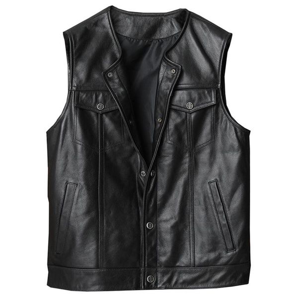 men's vests real picture stock big and tall mans vest cowhide leather waistcoat spring european fashion coat for men genuine, Black;white
men's vests real picture stock big and tall mans vest cowhide leather waistcoat spring european fashion coat for men genuine, Black;white