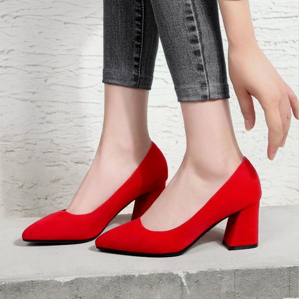 dress shoes classic women's high heels pumps elegant suede party office wedding shoe women black red pink heeled
dress shoes classic women's high heels pumps elegant suede party office wedding shoe women black red pink heeled