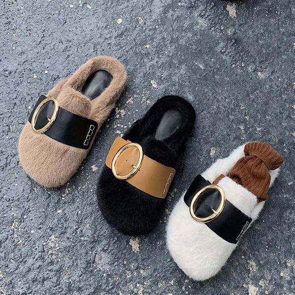 women slippers fashion fur ladies mules causal flat outdoor slides winter autumn female furry flip flops woman flats shoes, Black
women slippers fashion fur ladies mules causal flat outdoor slides winter autumn female furry flip flops woman flats shoes, Black