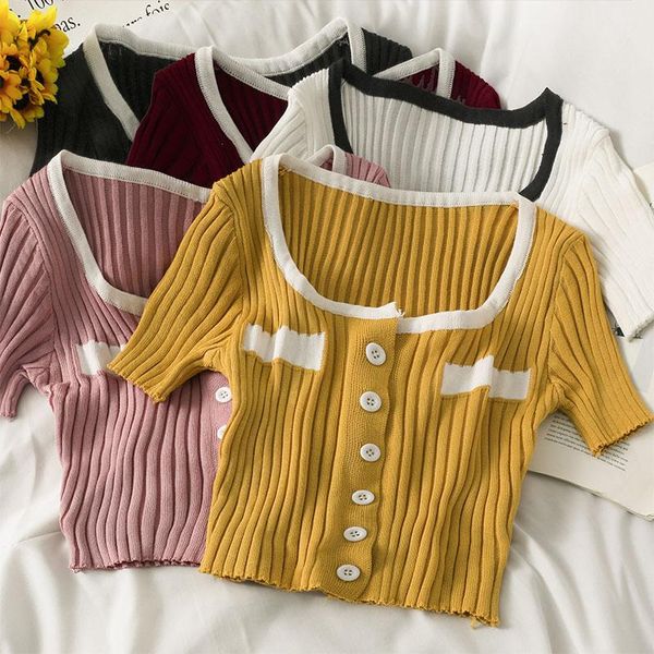 women's blouses & shirts women fashion slim bodycon knitted patchwork stripe button blouse lady sweet casual outdoor girls elegant dail, White
women's blouses & shirts women fashion slim bodycon knitted patchwork stripe button blouse lady sweet casual outdoor girls elegant dail, White