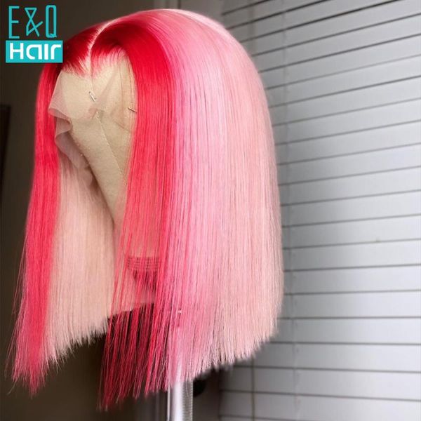 lace wigs pink purple colored human hair brazilian wig straight short bob front for women transparent pre plucked, Black;brown
lace wigs pink purple colored human hair brazilian wig straight short bob front for women transparent pre plucked, Black;brown