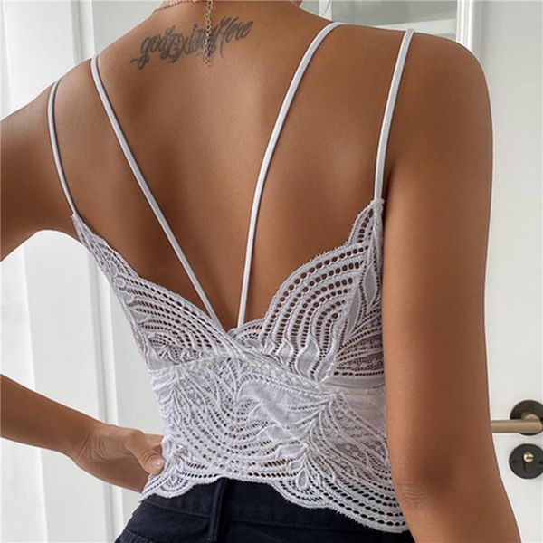 camisoles & tanks women hollow out bralette solid color unerwear lace back underwear vest female wireless bra seamless lingerie, Black;white
camisoles & tanks women hollow out bralette solid color unerwear lace back underwear vest female wireless bra seamless lingerie, Black;white