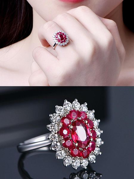 cluster rings princess luxury red blue crystal ruby sapphire gemstones diamonds for women white gold silver color jewelry bijoux gifts, Golden;silver
cluster rings princess luxury red blue crystal ruby sapphire gemstones diamonds for women white gold silver color jewelry bijoux gifts, Golden;silver