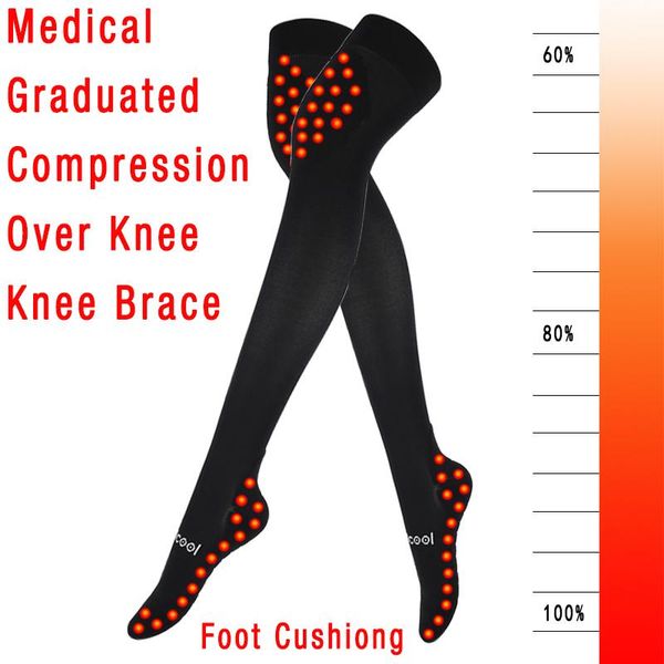 prefessional compression sport socks women graduated pressure knee brace cushiong warm sports, Black
prefessional compression sport socks women graduated pressure knee brace cushiong warm sports, Black