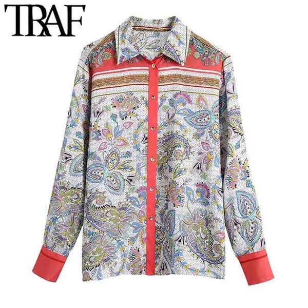 women fashion paisley print loose cozy blouses vintage long sleeve button-up female shirts blusas chic 210507, White
women fashion paisley print loose cozy blouses vintage long sleeve button-up female shirts blusas chic 210507, White