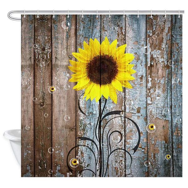 shower curtains sunflower curtain set, country style with bubbles on rural wood panel, polyester fabric waterproof bathroom
shower curtains sunflower curtain set, country style with bubbles on rural wood panel, polyester fabric waterproof bathroom