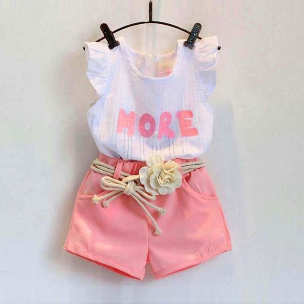 girls clothing sets 2021 summer toddler kids baby print sleeveless t-shirt+shorts+belt outfits 2pcs clothes set, White
girls clothing sets 2021 summer toddler kids baby print sleeveless t-shirt+shorts+belt outfits 2pcs clothes set, White