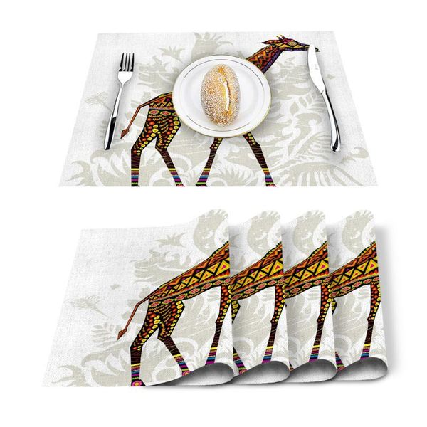 table runner giraffe africa motif printed kitchen placemat dining mat cotton linen pads cup mats home decor
table runner giraffe africa motif printed kitchen placemat dining mat cotton linen pads cup mats home decor