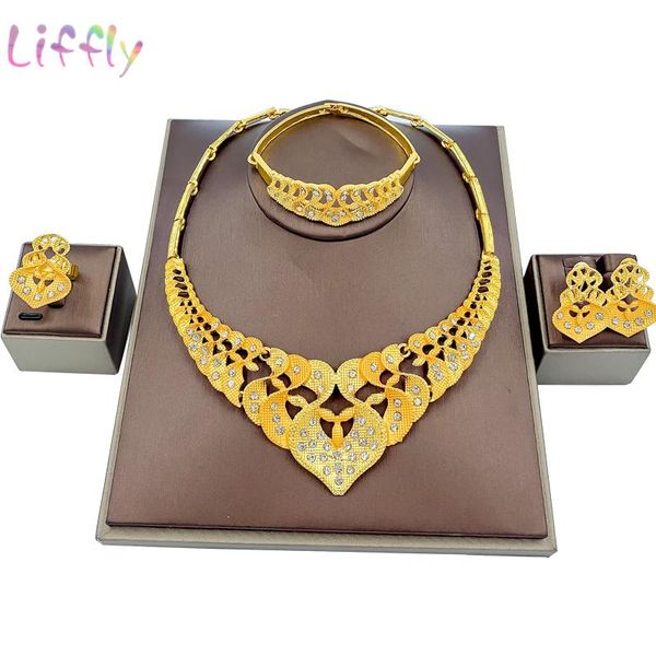 earrings & necklace liffly nigeria elegant bridal wedding big bracelet ring luxury jewelry party fashion sets, Silver
earrings & necklace liffly nigeria elegant bridal wedding big bracelet ring luxury jewelry party fashion sets, Silver