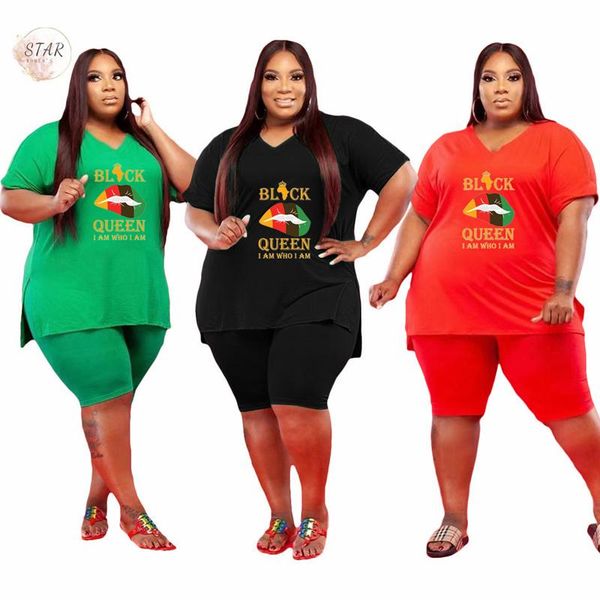 plus size tracksuits 2 piece set women fashion lip print short sleeve cop pants shorts sets jogging tracksuit wholesale drop, Black
plus size tracksuits 2 piece set women fashion lip print short sleeve cop pants shorts sets jogging tracksuit wholesale drop, Black