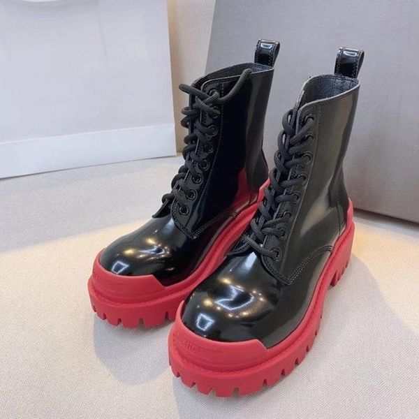 luxury paris boots women spring autumn british style thick sole increased ankle lady b brand shoes short booties, Black
luxury paris boots women spring autumn british style thick sole increased ankle lady b brand shoes short booties, Black