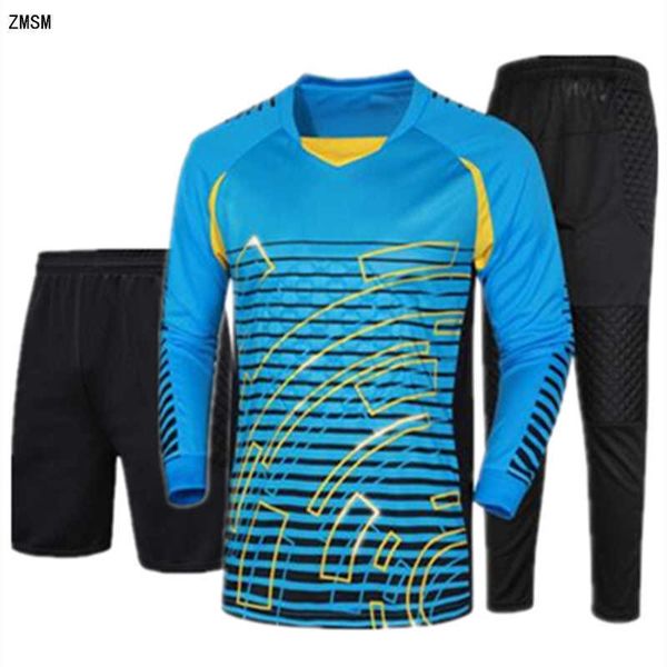 professional goalkeeper soccer jersey set sponge protection goalie football uniform defender long shirt pants & shorts kit, Gray
professional goalkeeper soccer jersey set sponge protection goalie football uniform defender long shirt pants & shorts kit, Gray