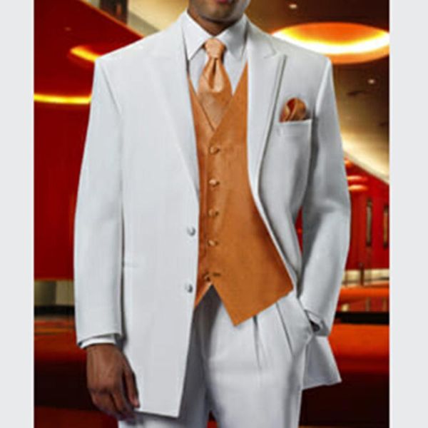 men's suits & blazers fashion custom light grey men suit with orange vest slim fit tuxedo for wedding dress business party (jacket+vest, White;black
men's suits & blazers fashion custom light grey men suit with orange vest slim fit tuxedo for wedding dress business party (jacket+vest, White;black