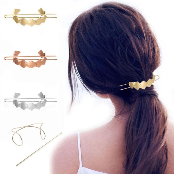 hair accessories original design alloy jewelry round hairpin bun cage minimalist holder stick girl