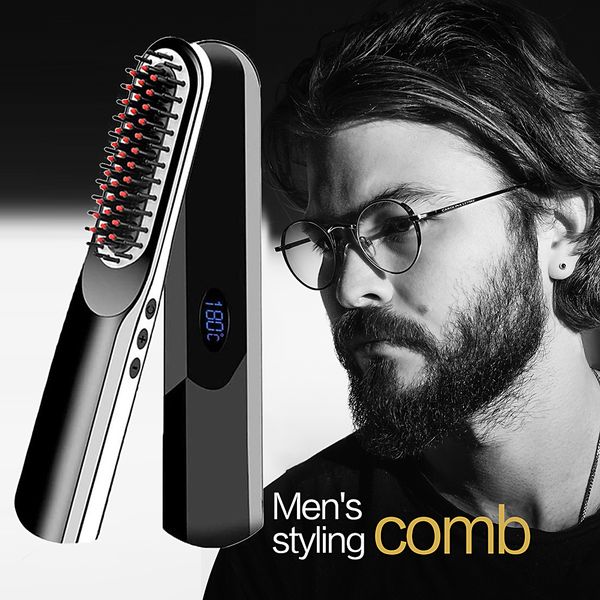 wireless mini hair comb mens quick beard brush straightener portable electric usb charging combs for men beard
wireless mini hair comb mens quick beard brush straightener portable electric usb charging combs for men beard