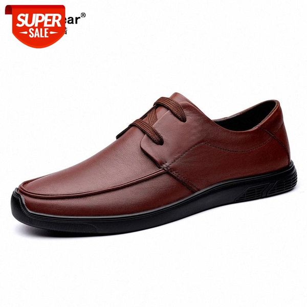 men's leather shoes spring and autumn styles increase in business formal wear british style father casual trend #gx3v, Black
men's leather shoes spring and autumn styles increase in business formal wear british style father casual trend #gx3v, Black